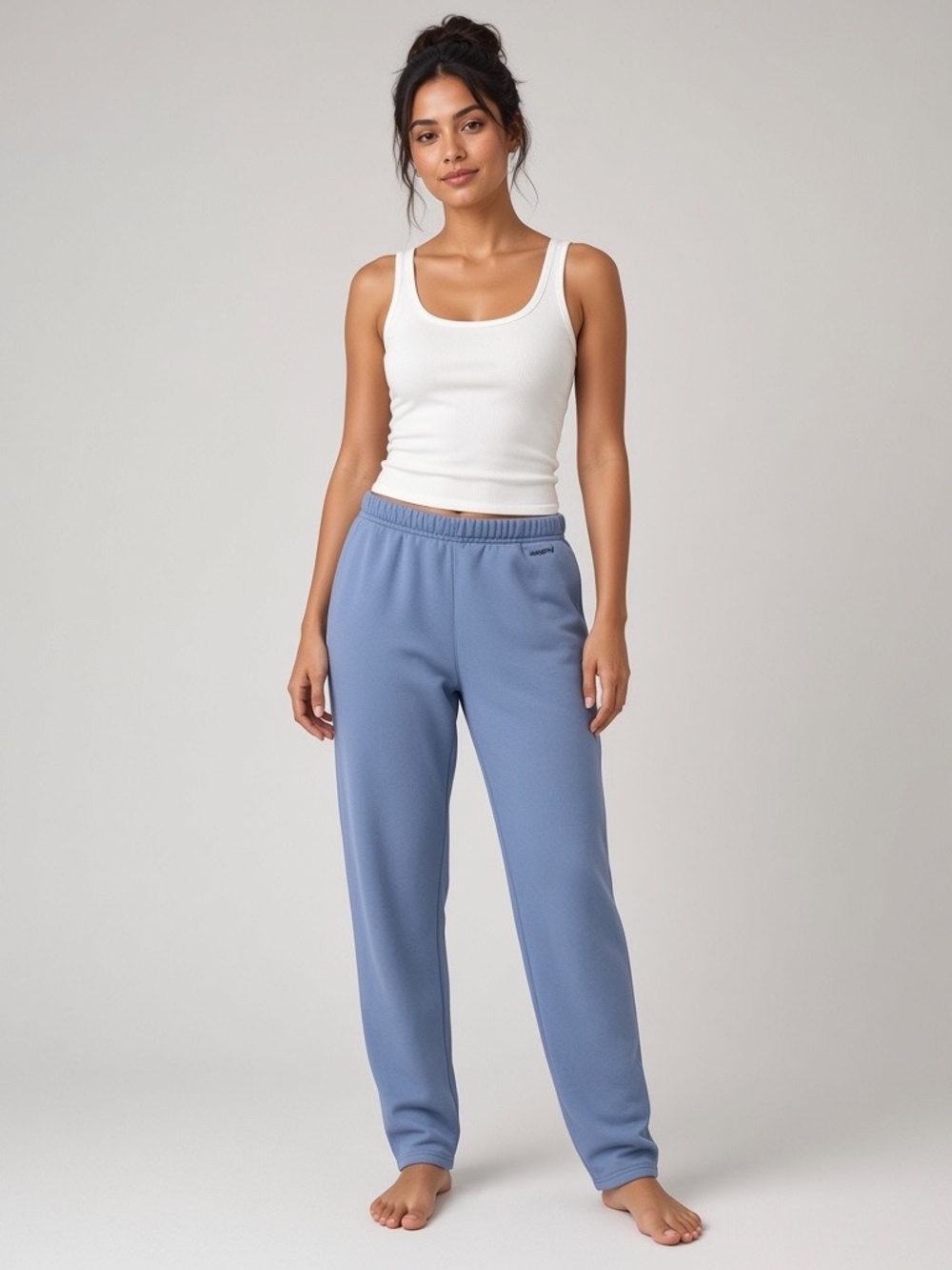Woman's Patagonia Capilene Aritzia TNA Blue Sweatpants Size Medium